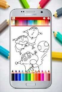 Shinchan Coloring Game स्क्रीनशॉट 4