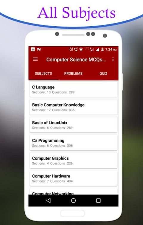 * Computer Science MCQs ✍ All Subjects MCQs * स्क्रीनशॉट 7