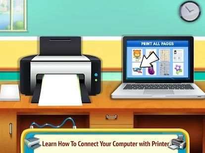 Printer Machine & Scanner Learning Simulator screenshot 2