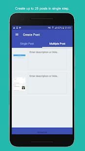 OneUp App - Manage Twitter, Facebook, Social Media स्क्रीनशॉट 1