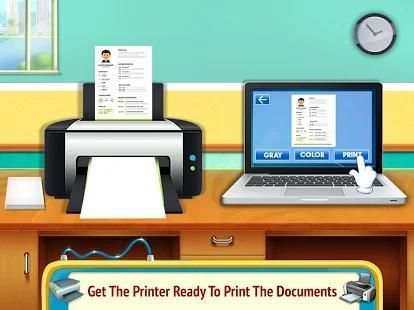 Printer Machine & Scanner Learning Simulator screenshot 8