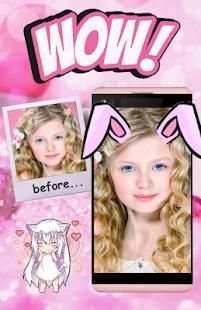 Bunny ears: rabbit face photo editor screenshot 4