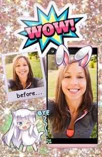 Bunny ears: rabbit face photo editor screenshot 1