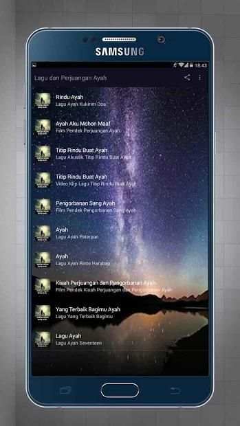 Lagu Rindu Ayah Terharu screenshot 4