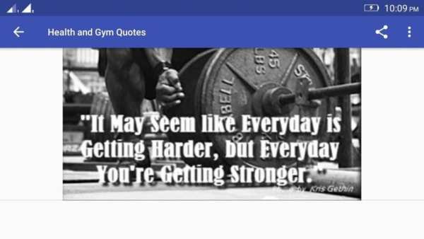 Health and Gym Quotes स्क्रीनशॉट 8