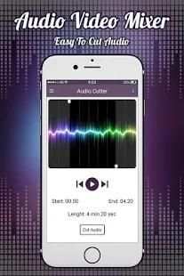 Audio Video Mixer Video Cutter video to mp3 app स्क्रीनशॉट 3