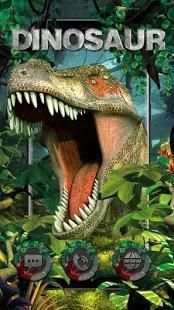 Dinosaur live wallpaper Theme स्क्रीनशॉट 4