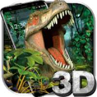 Dinosaur live wallpaper Theme logo