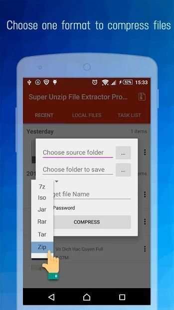 Unzip File Extractor - RAR ZIP file Extractor screenshot 1
