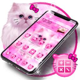 Pink Cute Cat Kitty Theme 1.1.2