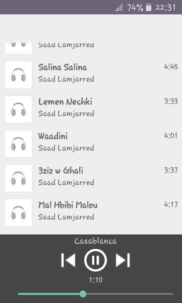 جميع اغاني سعد المجرد بدون نت 2018
‎ screenshot 1