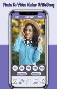 Photo to Video Maker With Song screenshot 2
