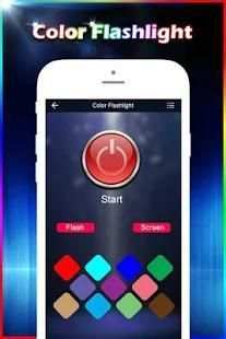 Color Flashlight on Call & SMS : Torch LED Flash screenshot 4