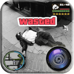 ikon Wasted Photo Editor: Gangster Sticker