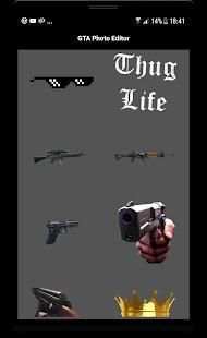 Wasted Photo Editor: Gangster Sticker screenshot 1