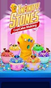 Infinity Stones Thanos Cup Cake Cooking Game screenshot 5