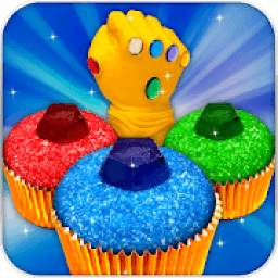 Infinity Stones Thanos Cup Cake Cooking Game 1.0