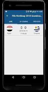 Fifa Worldcup 2018 Scoreboard screenshot 1