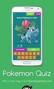 Pokemon Quiz screenshot 21