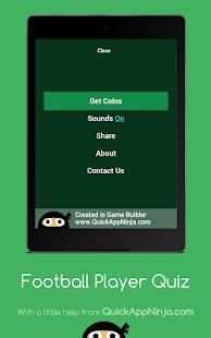 Football Player Quiz screenshot 1