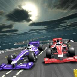 Car stunt racing Formula cars