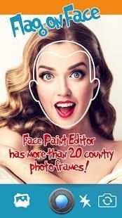 Profile Photos with Flags - Face Paint Editor screenshot 5