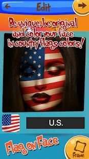 Profile Photos with Flags - Face Paint Editor screenshot 7
