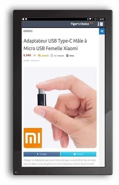 Tiger's Choice Mobile - Bons Plans Deals High Tech screenshot 1