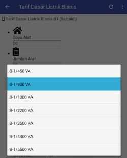 Simulasi Hitung Biaya Listrik screenshot 1