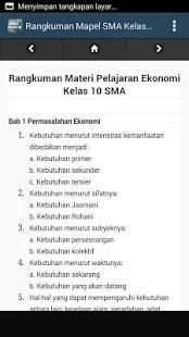 Rangkuman Mapel SMA Kelas 10 screenshot 2