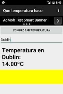 ¿Qué Temperatura hace en...? screenshot 1