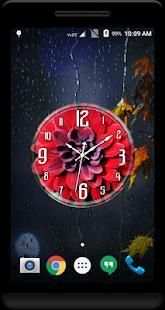 Red Dahlia Clock Live WP स्क्रीनशॉट 4