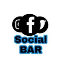 Social Bar - Enjoy Facebook, Instagram, Twitter