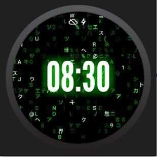 Watch Face - Matrix fans screenshot 3