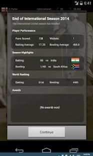 Cricket Player Manager screenshot 4