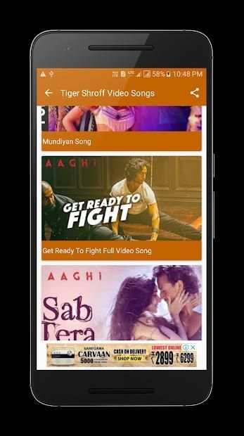 HD Video songs for Tiger Shroff स्क्रीनशॉट 3