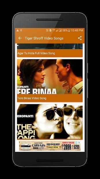 HD Video songs for Tiger Shroff स्क्रीनशॉट 2