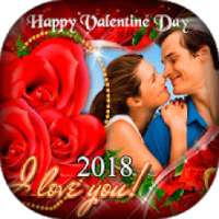 Valentine Day Photo Frame 2018 - Love Photo Frame