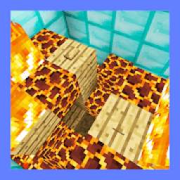 Find the Button Location Edition. Map for MCPE 1
