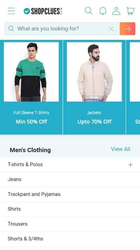 ShopClues Lite - Online Shopping screenshot 1