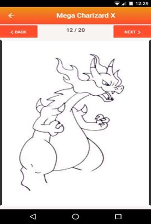 How To Draw Pokemon Charizard screenshot 5