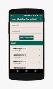 Direct WhatsApp Chat and Call. 2 تصوير الشاشة