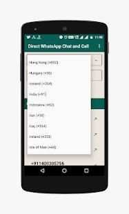 Direct WhatsApp Chat and Call. 1 تصوير الشاشة