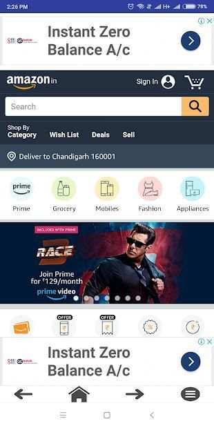 Android Browser screenshot 2