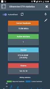 Ethermine ethereum ETH mining statistics screenshot 3