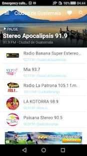 Radios Guatemala screenshot 1