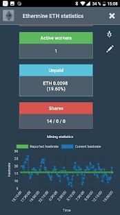Ethermine ethereum ETH mining statistics screenshot 4