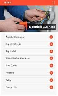Electrical Contractor - Mobile Application screenshot 4