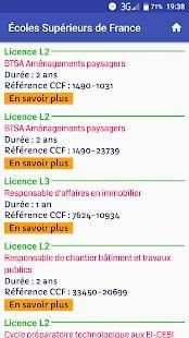 Ecoles Licence screenshot 5