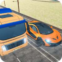 Lighting Car Highway Racer